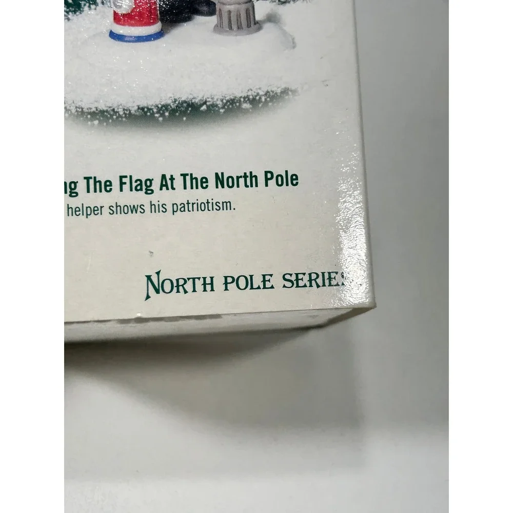 Dept 56 North Pole Series Raising The Flag At The North Pole Figurine 56.56820